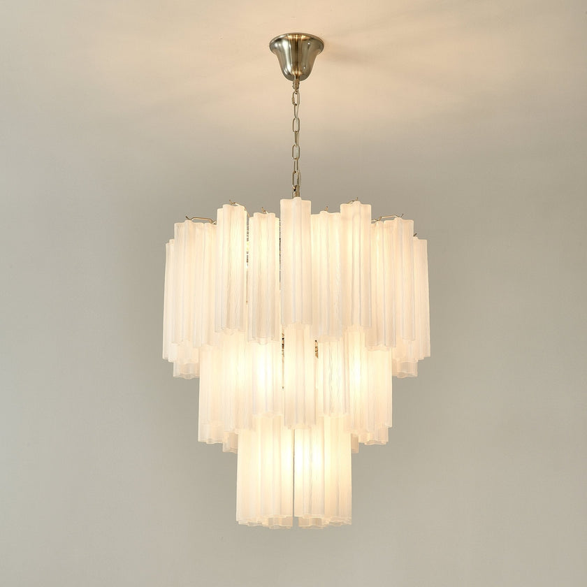 Tronchi Glass Tube Chandelier