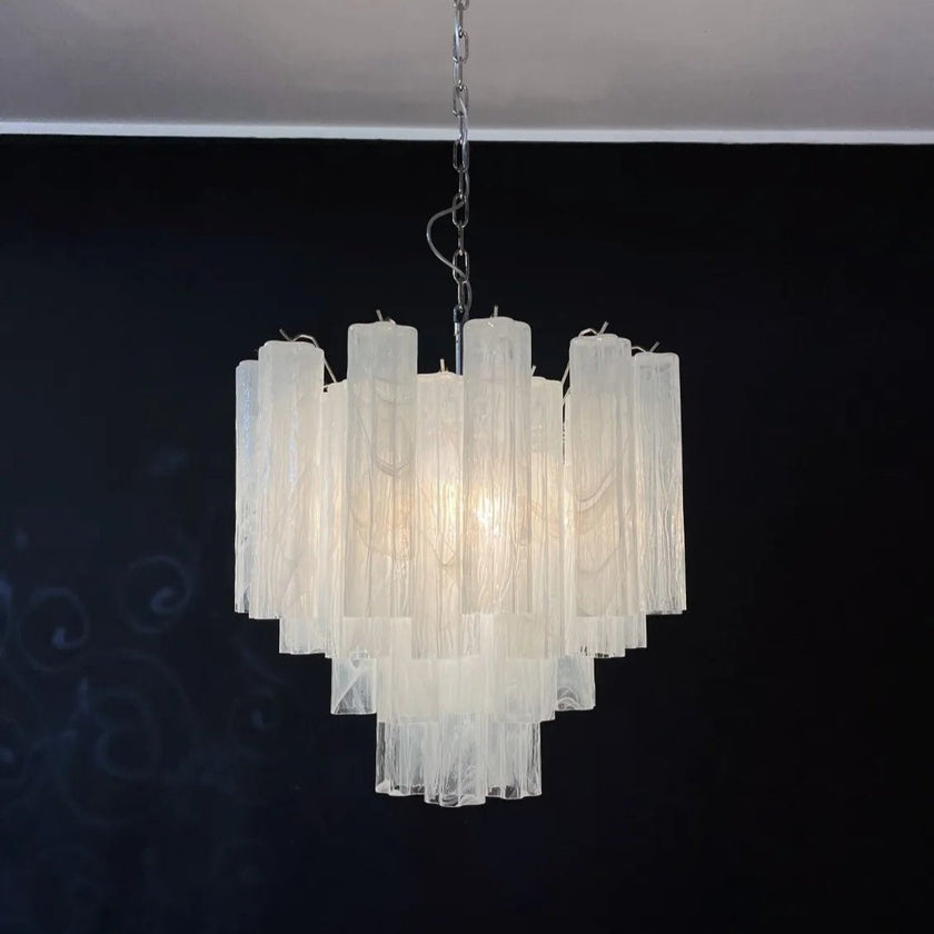 Tronchi Glass Tube Chandelier