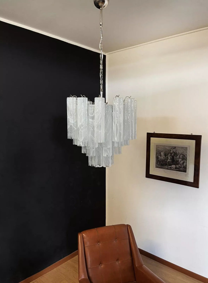 Tronchi Glass Tube Chandelier