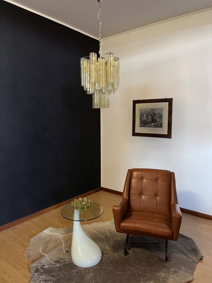 Tronchi Glass Tube Chandelier