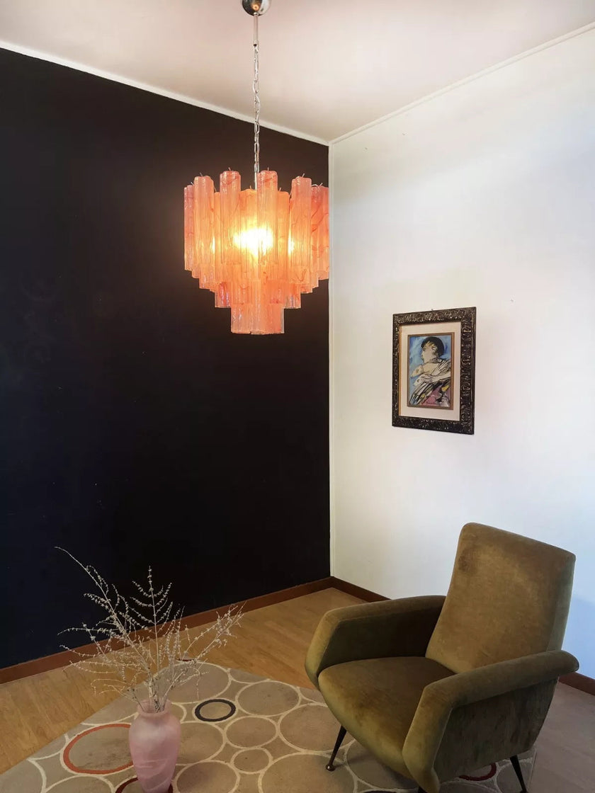 Tronchi Glass Tube Chandelier