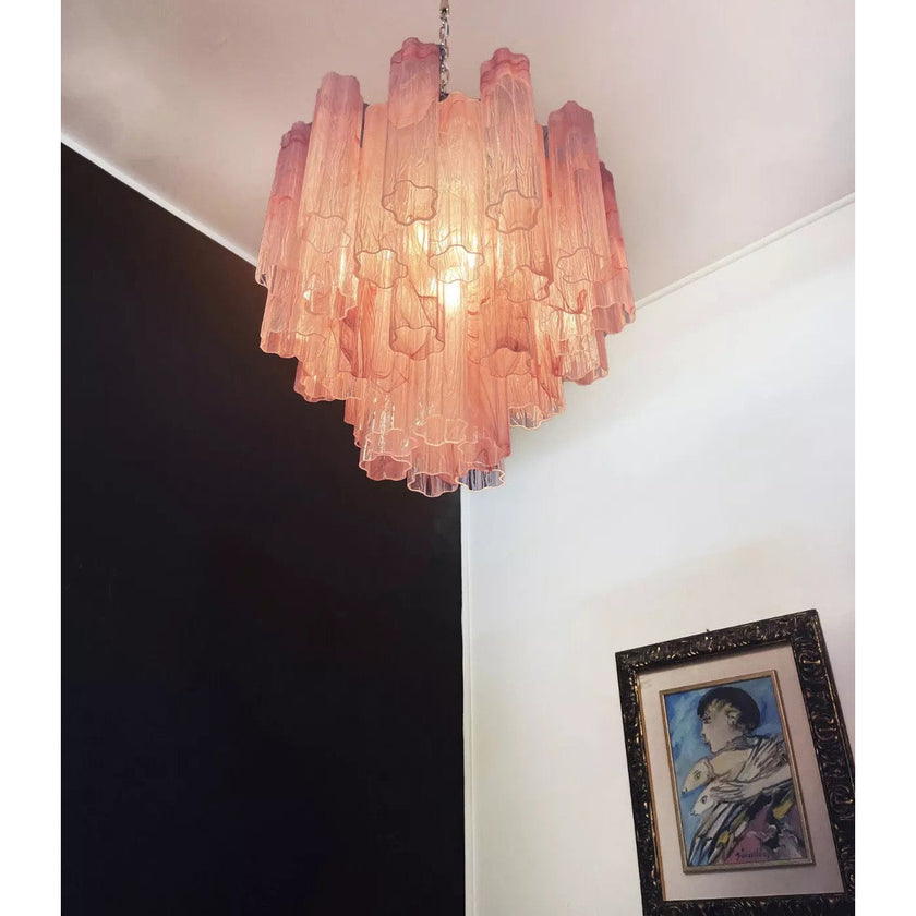 Tronchi Glass Tube Chandelier