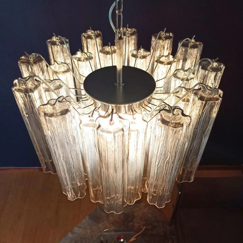 Tronchi Glass Tube Chandelier