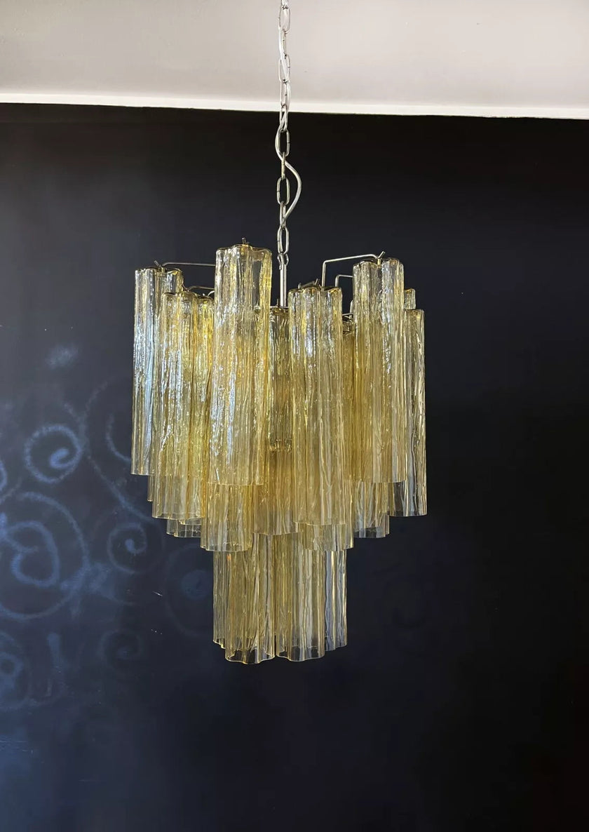 Tronchi Glass Tube Chandelier