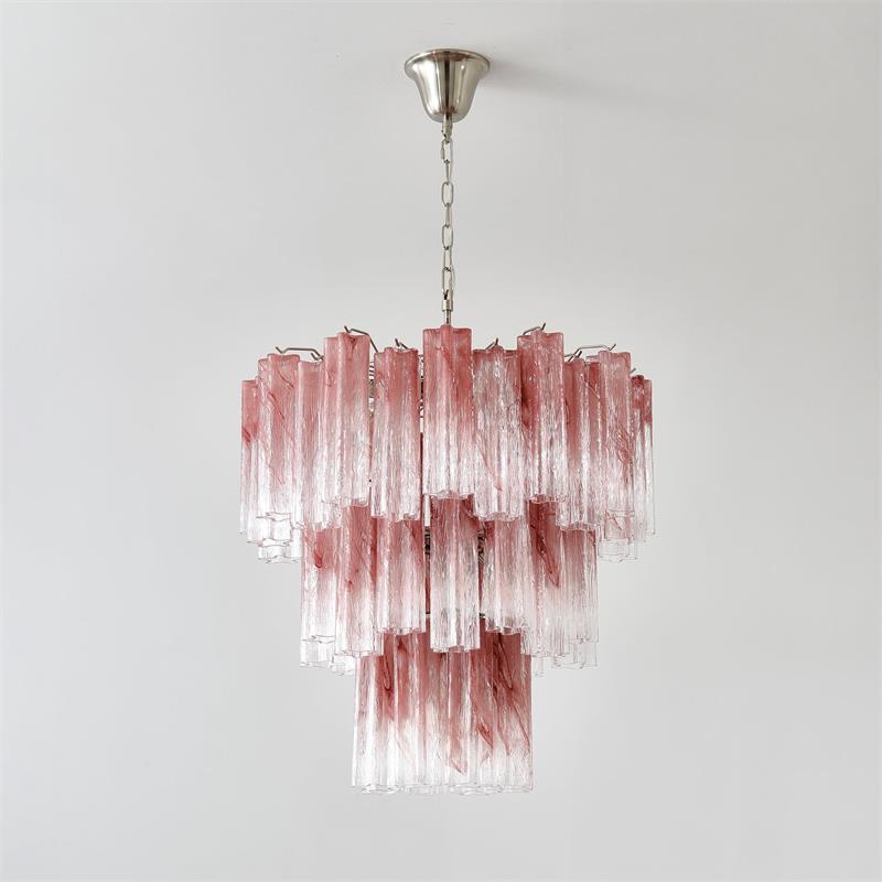 Tronchi Glass Tube Chandelier