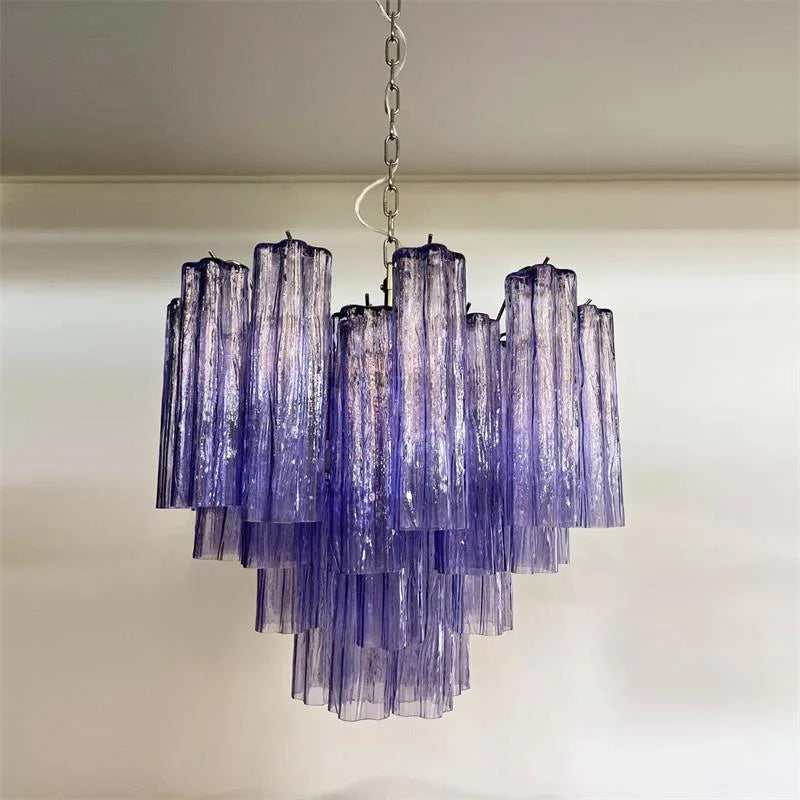 Tronchi Glass Tube Chandelier