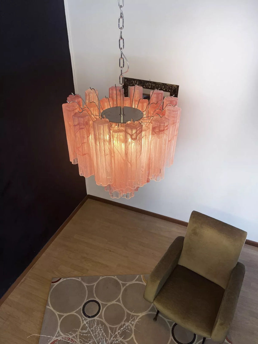 Tronchi Glass Tube Chandelier