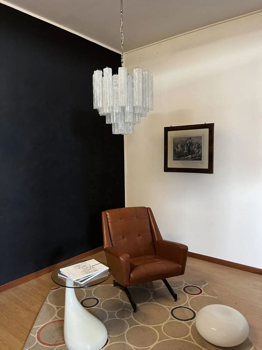 Tronchi Glass Tube Chandelier