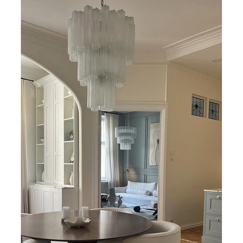 Tronchi Glass Tube Chandelier