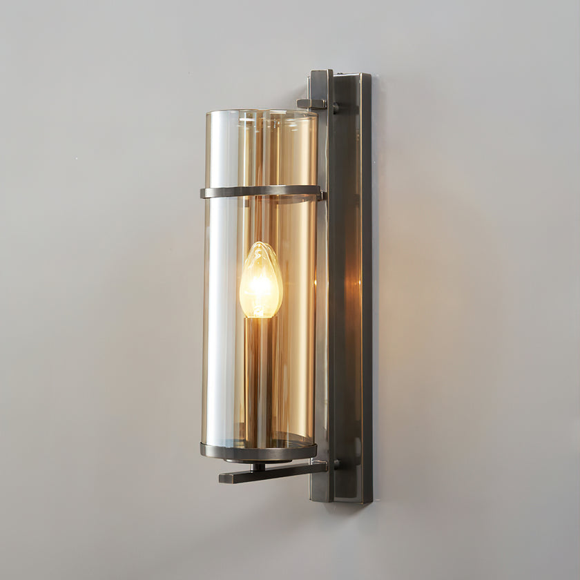 Tube Barrel Copper Wall Lamp