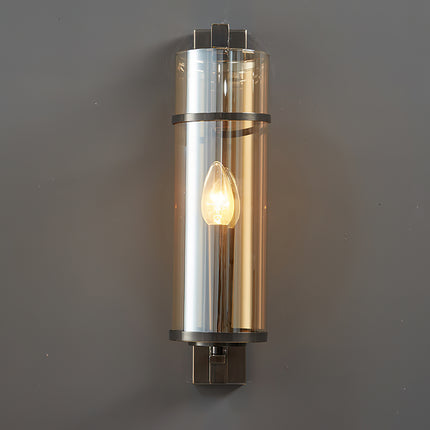 Tube Barrel Copper Wall Lamp