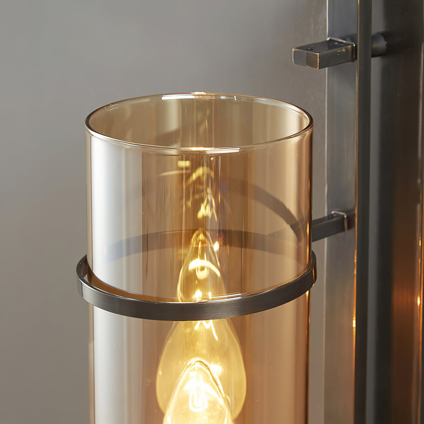 Tube Barrel Copper Wall Lamp