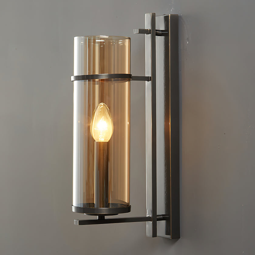 Tube Barrel Copper Wall Lamp