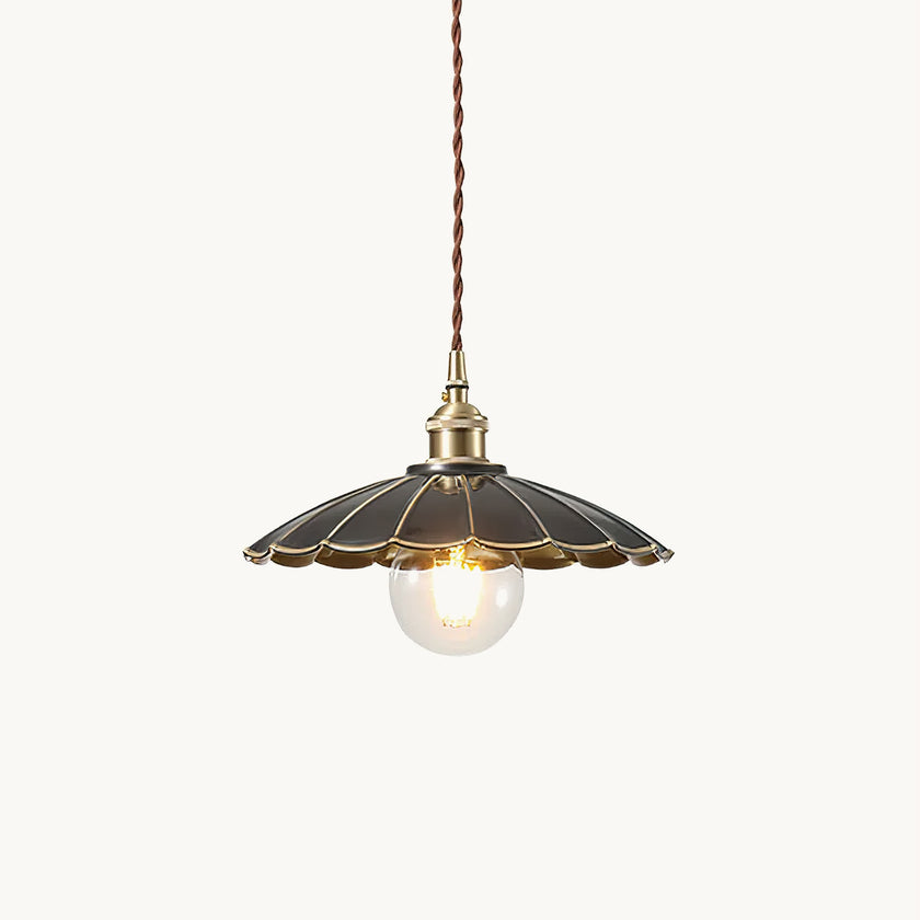 Umbrella Brass Pendant Lamp