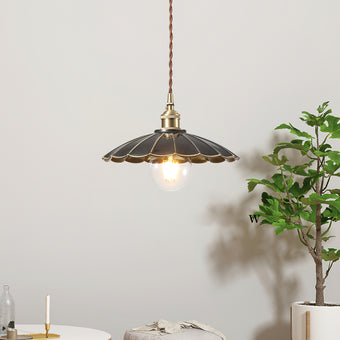 Umbrella Brass Pendant Lamp