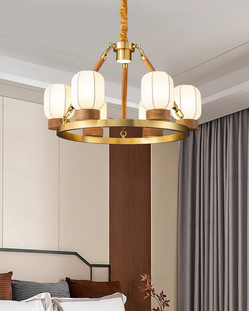 Upton Fabric Chandelier