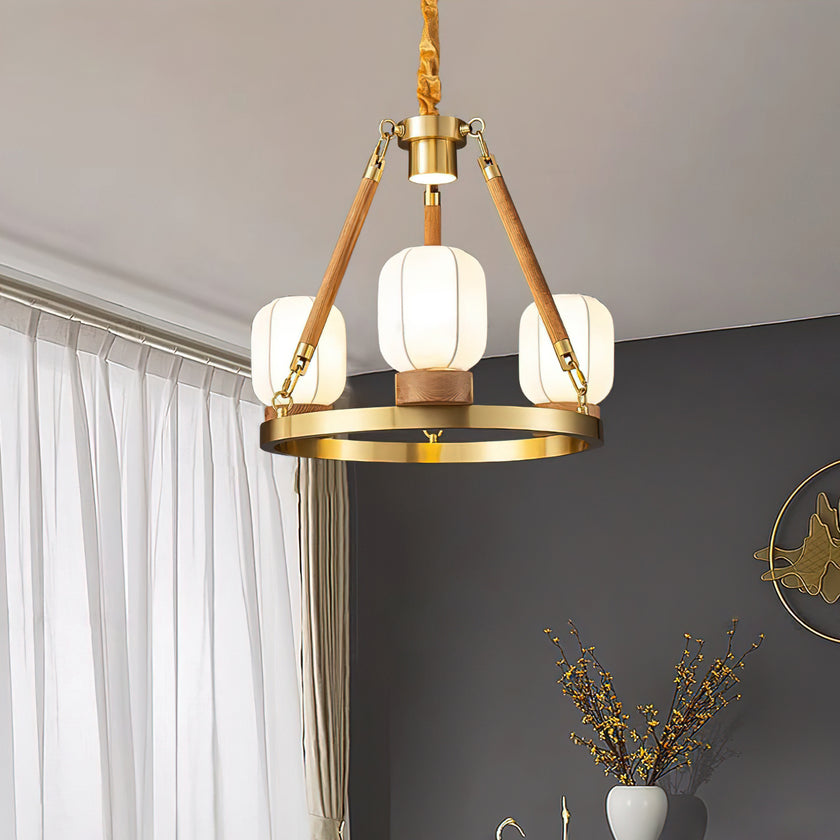 Upton Fabric Chandelier