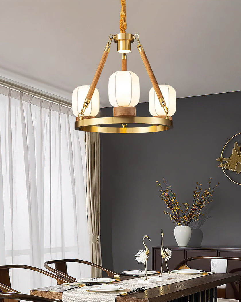 Upton Fabric Chandelier