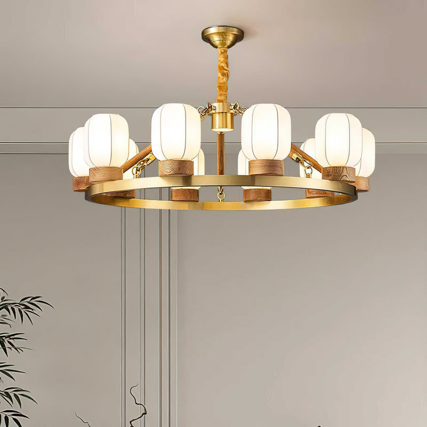 Upton Fabric Chandelier