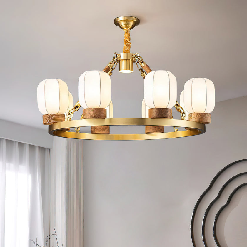 Upton Fabric Chandelier