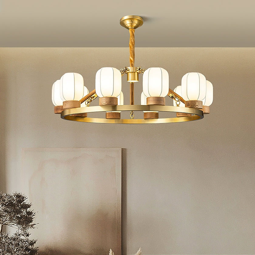 Upton Fabric Chandelier