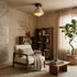Vaarnii Travertine Ceiling Light