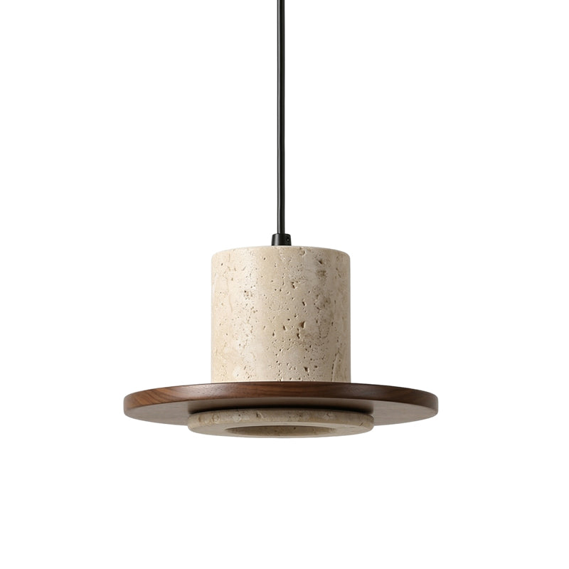 Velmora Travertine Pendant Light