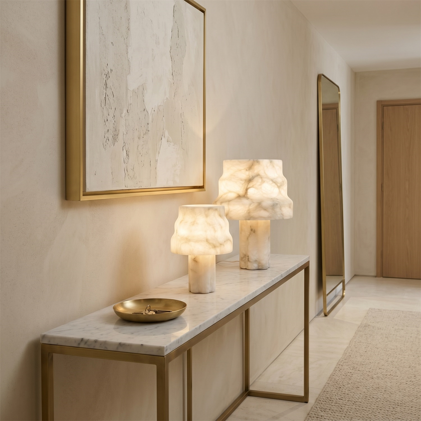 Velora Alabaster Table Lamp