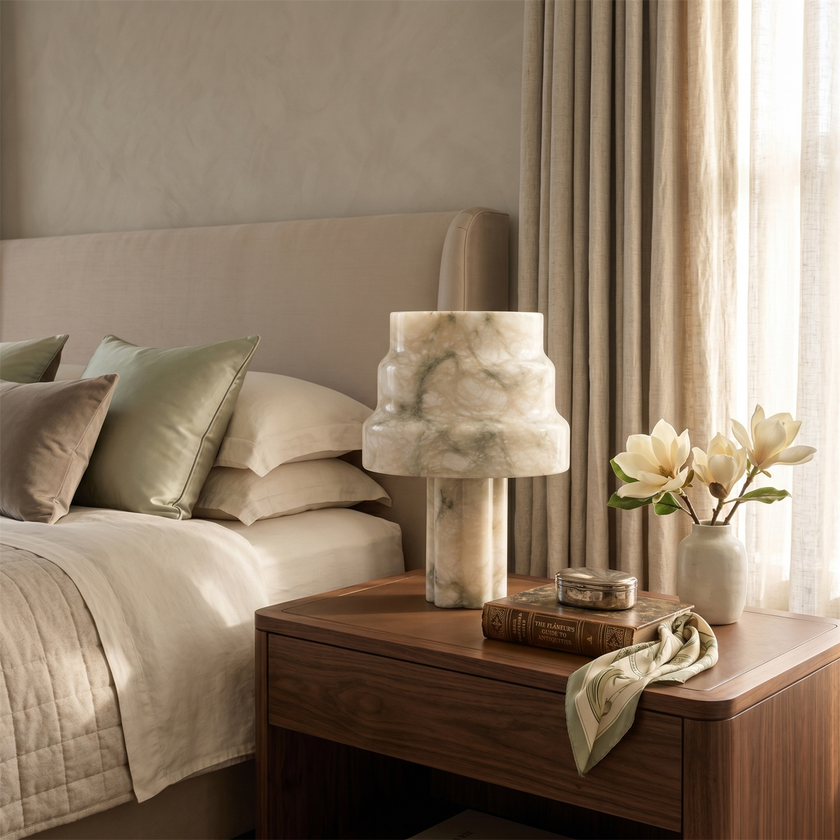 Velora Alabaster Table Lamp