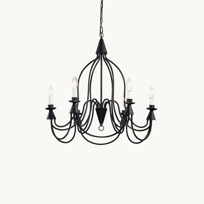 Vintage Candlestick Chandelier