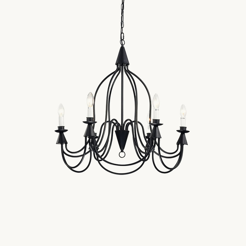 Vintage Candlestick Chandelier