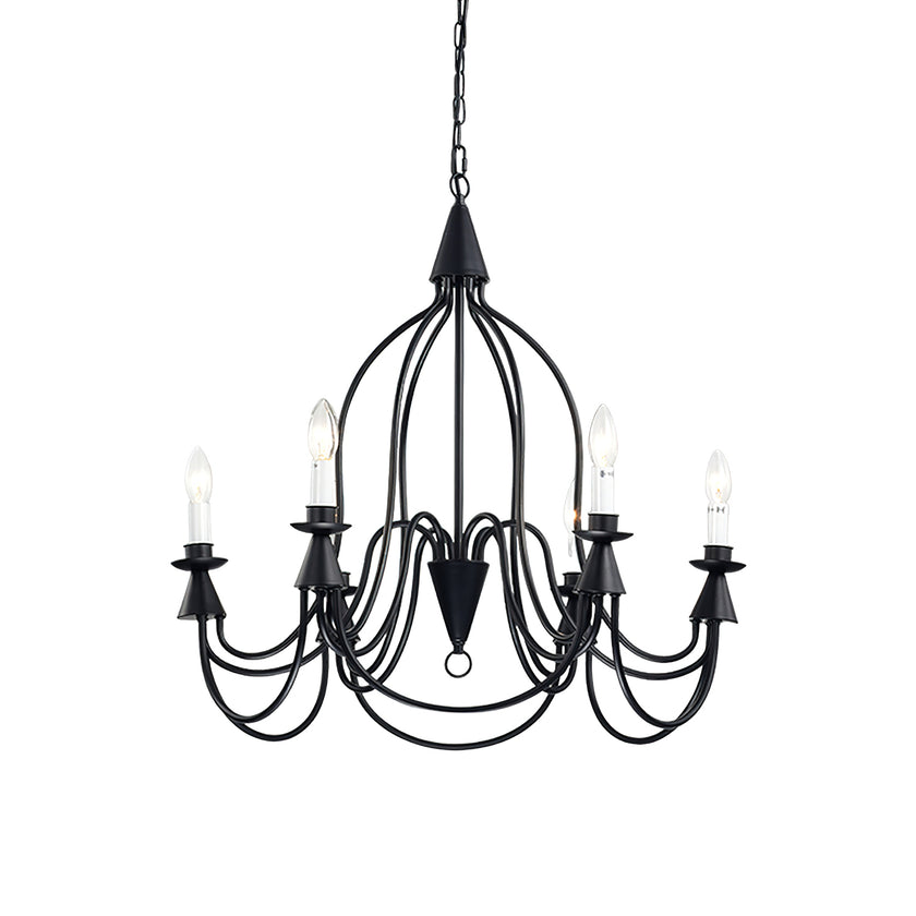 Vintage Candlestick Chandelier