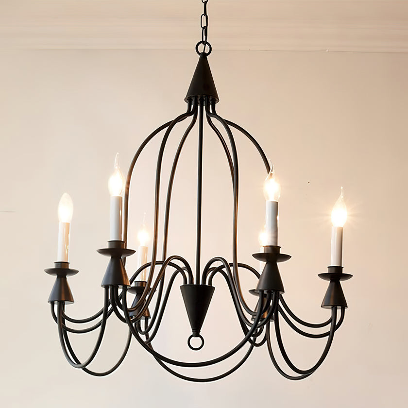 Vintage Candlestick Chandelier