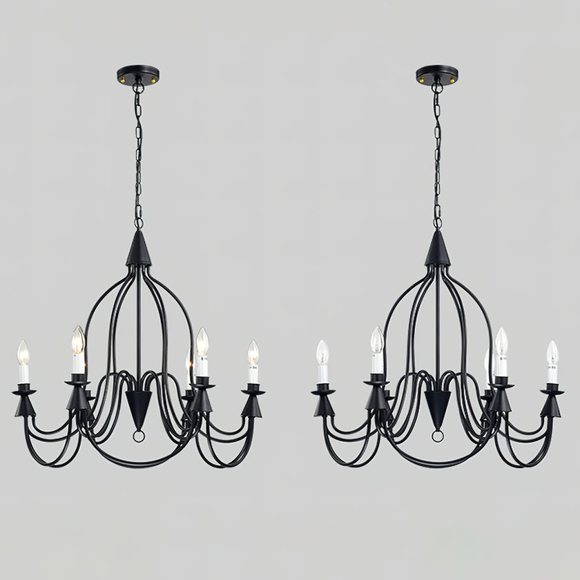 Vintage Candlestick Chandelier