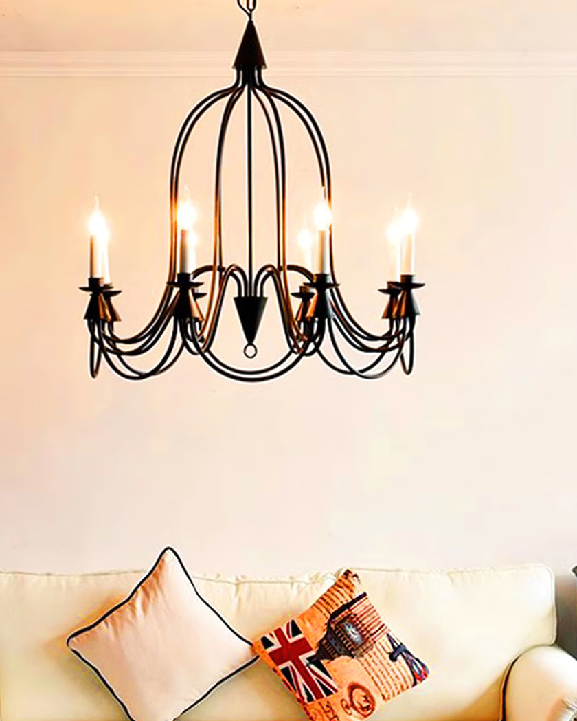 Vintage Candlestick Chandelier