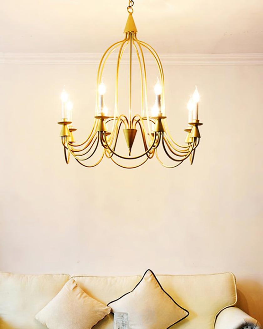 Vintage Candlestick Chandelier