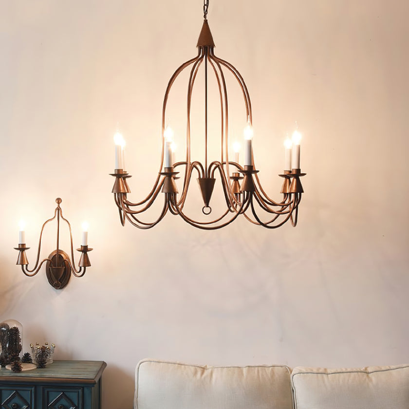 Vintage Candlestick Chandelier