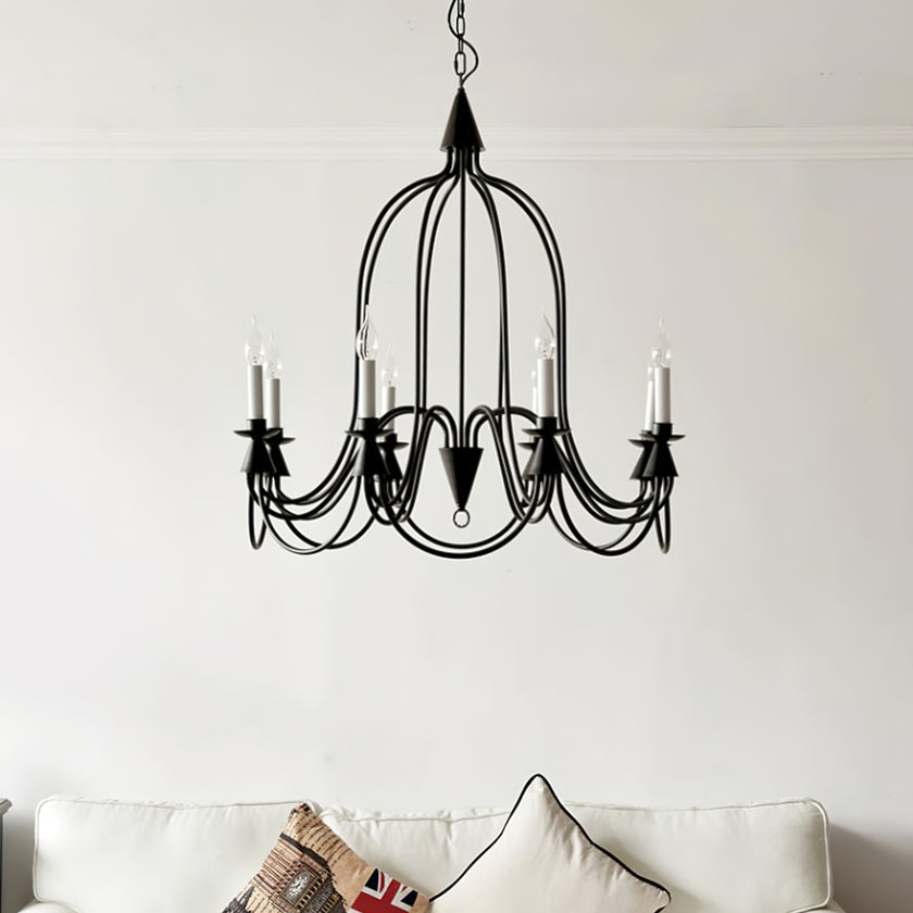 Vintage Candlestick Chandelier