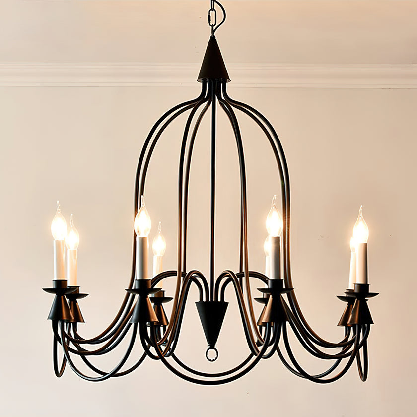 Vintage Candlestick Chandelier