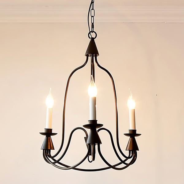 Vintage Candlestick Chandelier