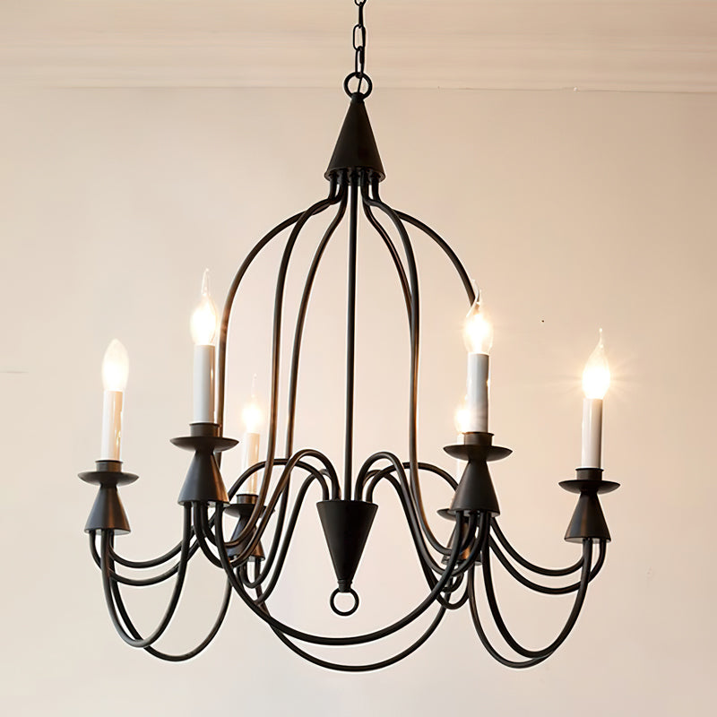 Vintage Candlestick Chandelier