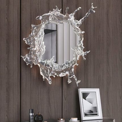 Wasserspiegel-Blumen-Wandlampe
