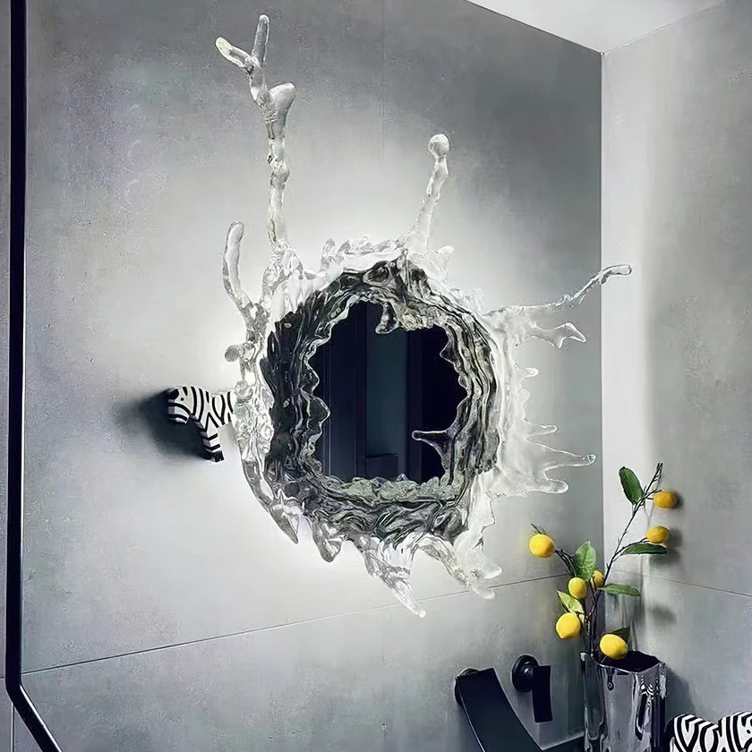 Water Mirror Flower Wall Lamp