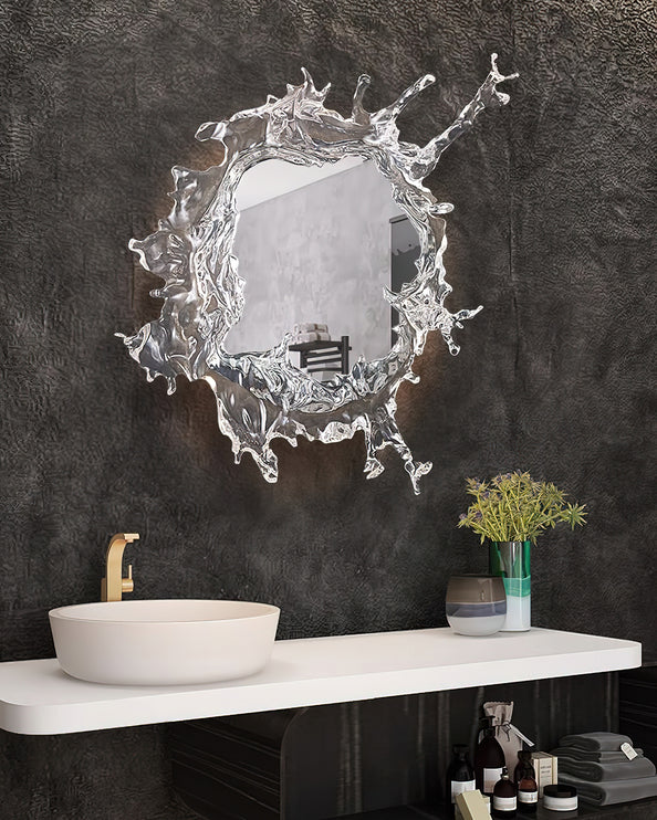 Water Mirror Flower Wall Lamp