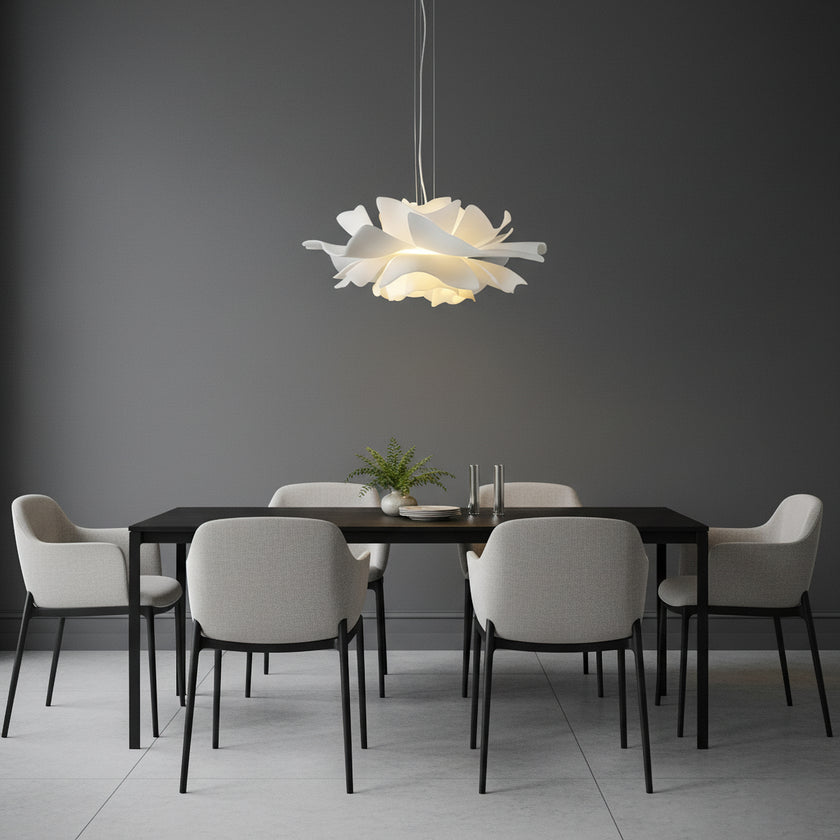 White Lotus Pendant Light