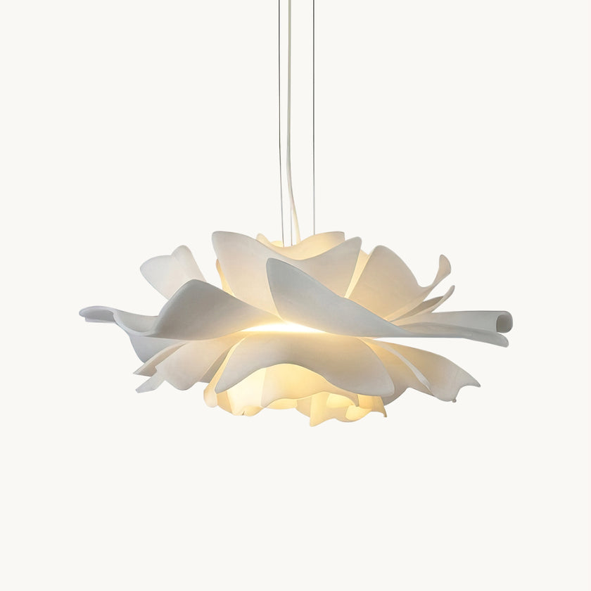 White Lotus Pendant Light