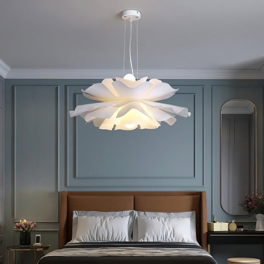 White Lotus Pendant Light