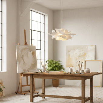 White Lotus Pendant Light