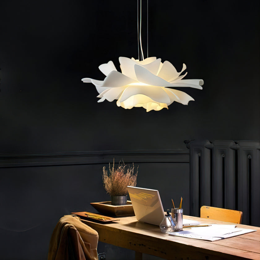 White Lotus Pendant Light