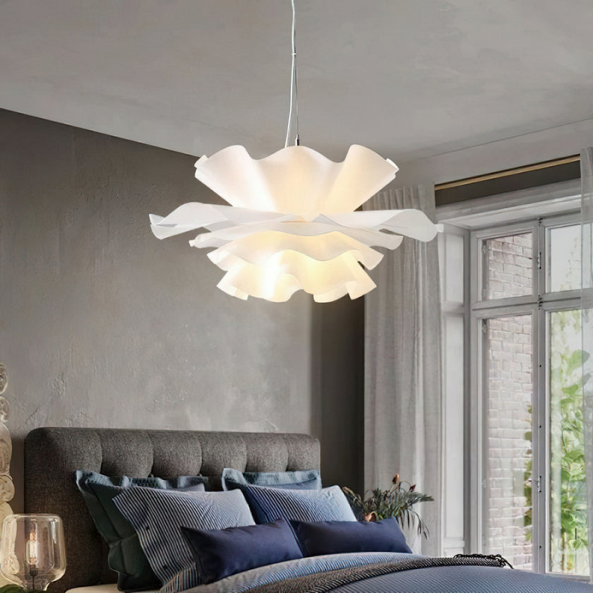 White Lotus Pendant Light